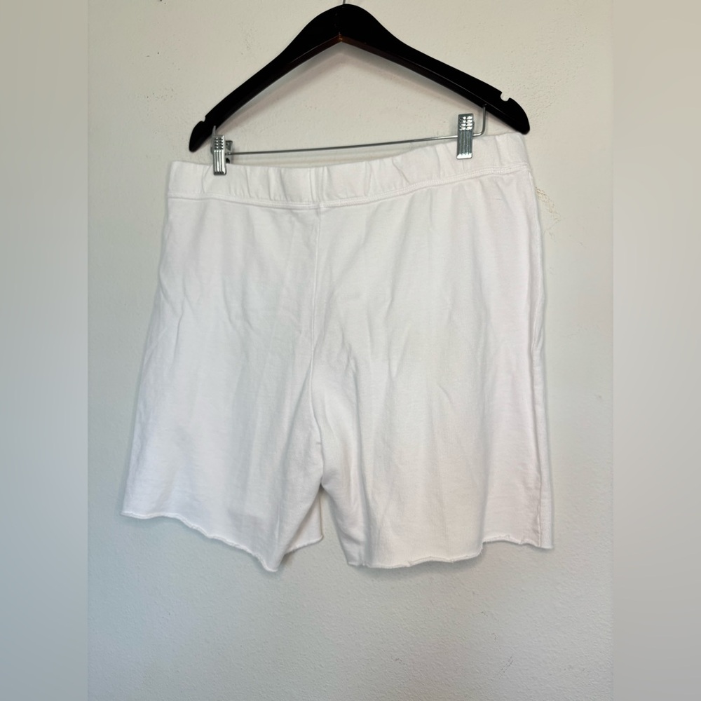 STANDARD JAMES PERSE NWT CASUAL WHITE DRAWSTRING SHORTS SZ 4 - Picture 5 of 5